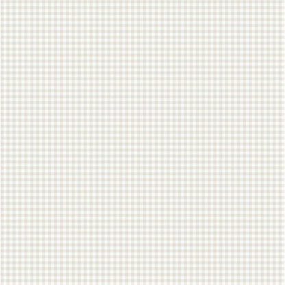 Lotta Gingham Wallpaper - White