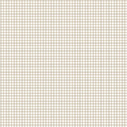 Lotta Gingham Wallpaper - Grey/Beige