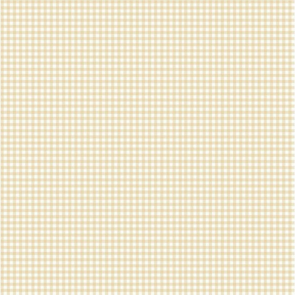 Sample - Lotta Gingham Wallpaper - Yellow