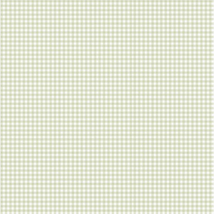 Lotta Gingham Wallpaper - Green
