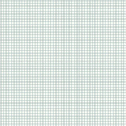 Lotta Gingham Wallpaper - Blue/White