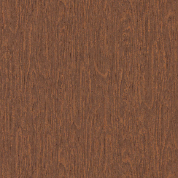 Sample - Versace Timber Wallpaper - Brown/Orange/Red