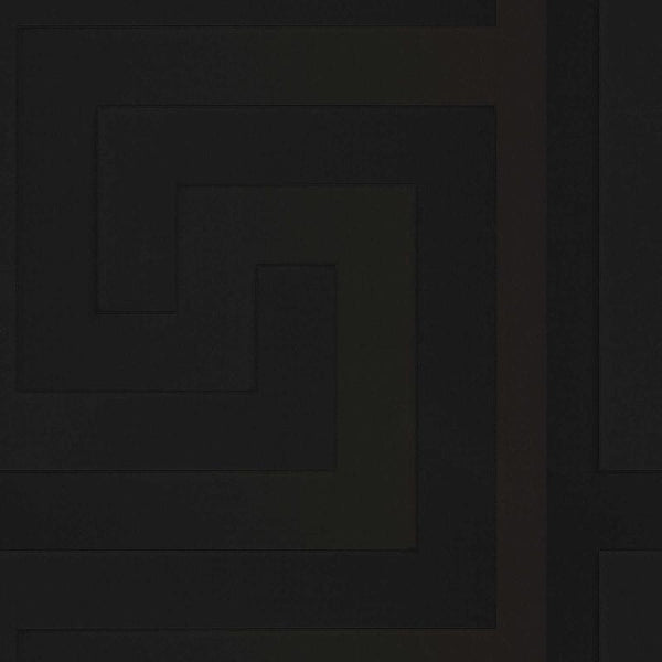 Sample - Versace Home Wallpaper - Black