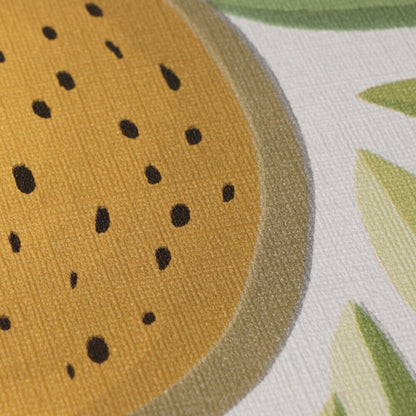 Limoncello Lemon Grove Wallpaper – Grey