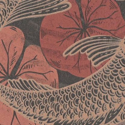 Tokyo Fish Bowl Wallpaper - Autumn Colours - Extra WIDE