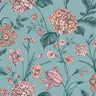 Amelie Hydrangea Wallpaper - Teal