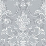 Amelie Damask Wallpaper - Dusky Blue