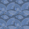 Deco Fanfare Heavy Weight Wallpaper - Blue