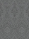 Textured Damask Textured Wallpaper - Brown/Black