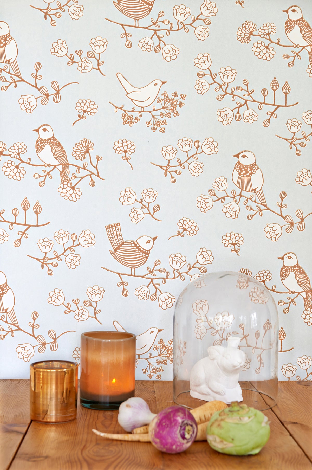 Sugar Tree Wallpaper - Grey