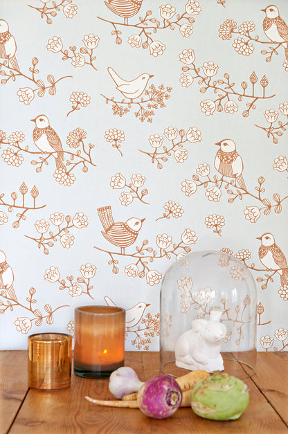 Sugar Tree Wallpaper - Grey