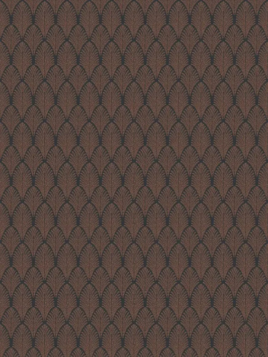 Pop Style Art Deco Brown Wallpaper - 36 Rolls Due in September