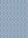 Baroque Pattern Wallpaper - Blue