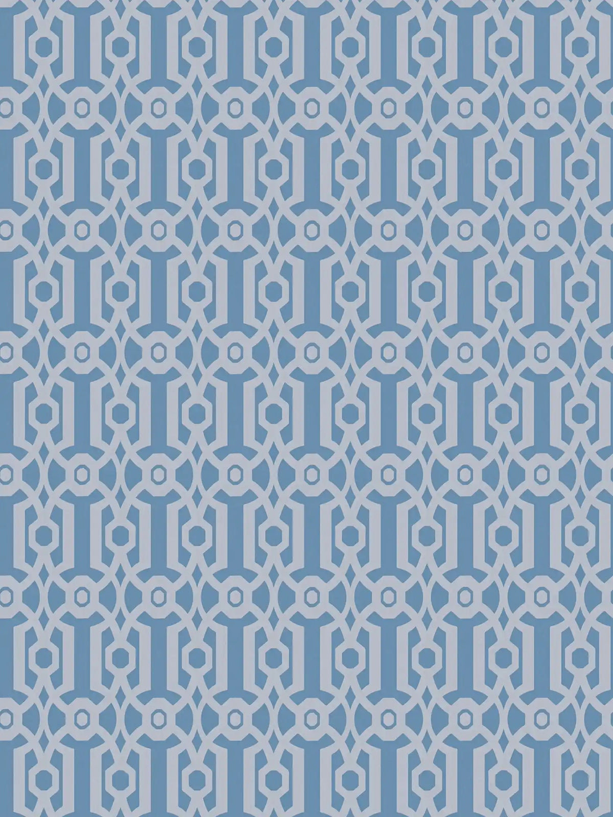 Sample - Baroque Pattern Wallpaper - Blue