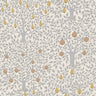 Pomona Pear Wallpaper - White/Grey/Gold