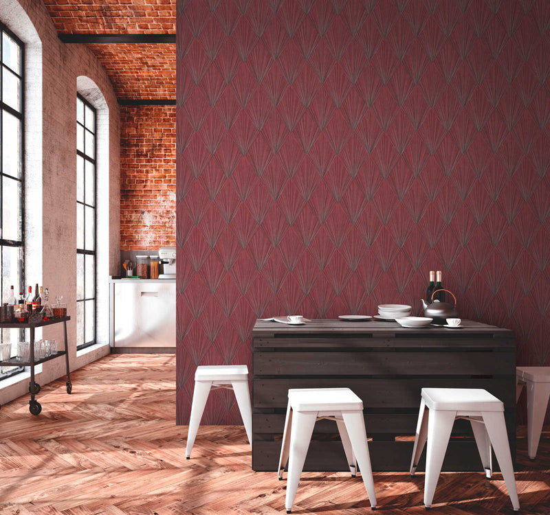 Metallic Moments Wallpaper - Metallic Red