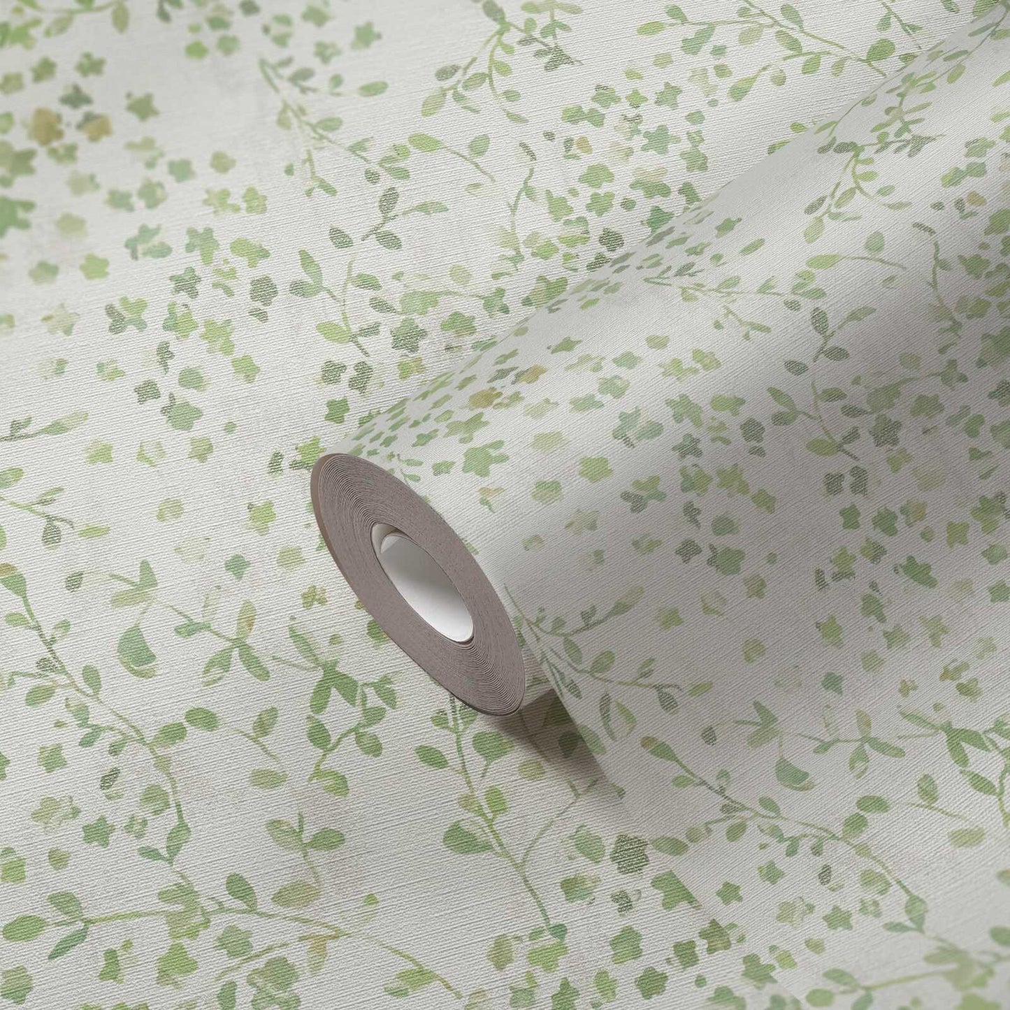 Tiny Tendrils Wallpaper - Green