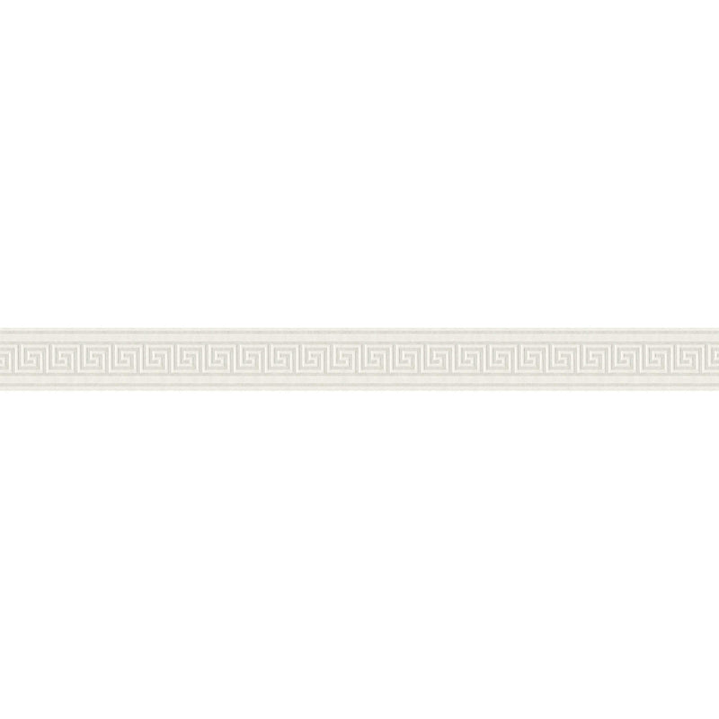 Graphic Meander Border - White - Self Adhesive