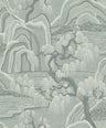Indigo Garden Wallpaper - Turquoise
