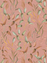 Floral tendrils - Pink and Green