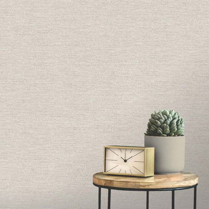 Fiji Plain Texture - Linen Almost Silver