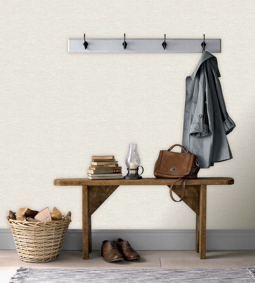 Sample - Fiji Plain Texture - Birch Almost Silver