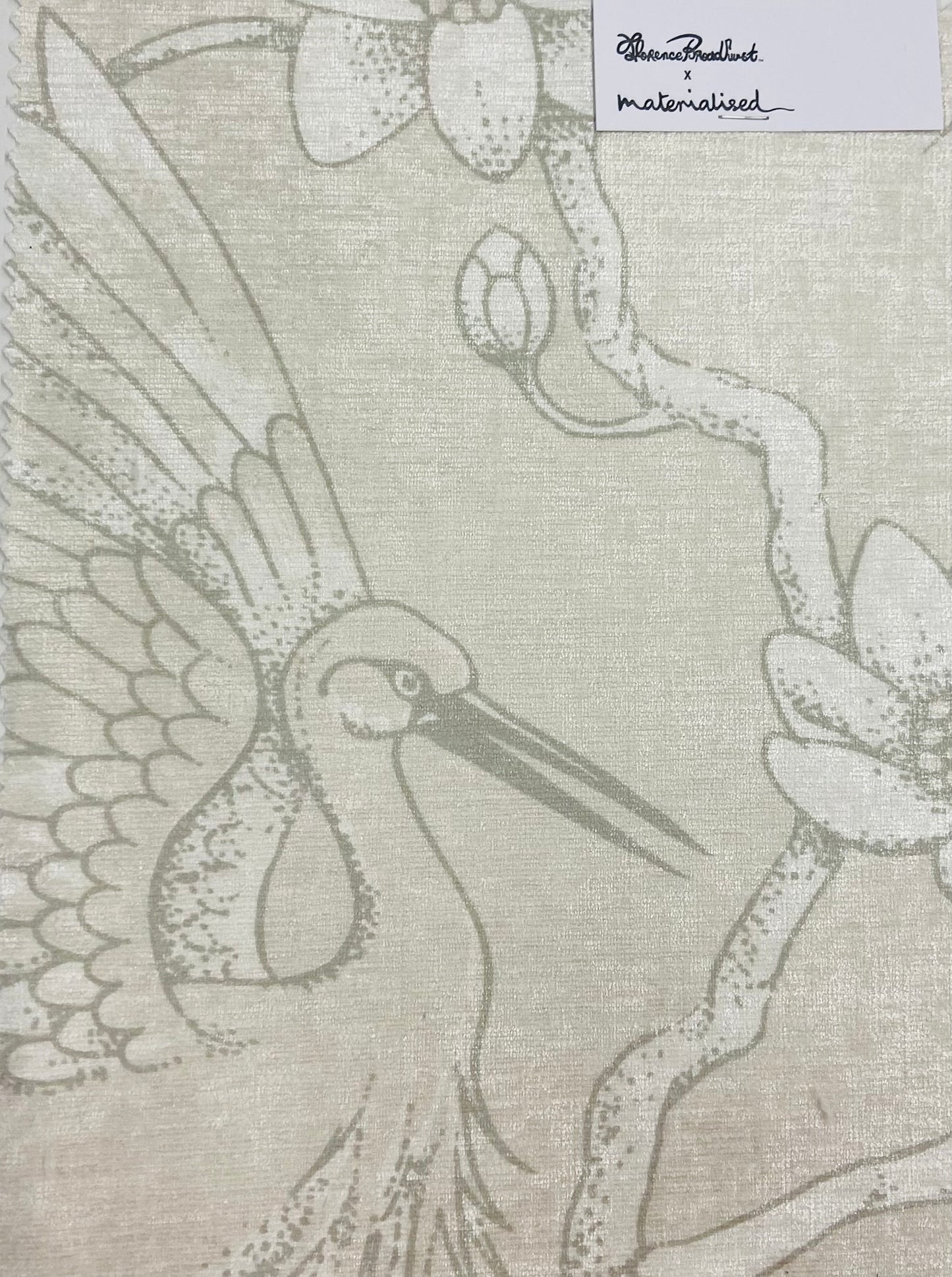 Egrets Florence Broadhurst Fabric - 12 Colours