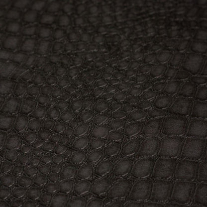 Crocodile Super Fresco Wallpapers - Black