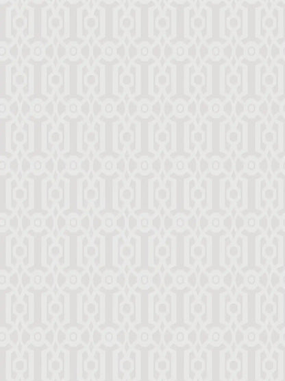 Baroque Pattern Wallpaper - White