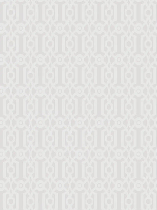 Baroque Pattern Wallpaper - White