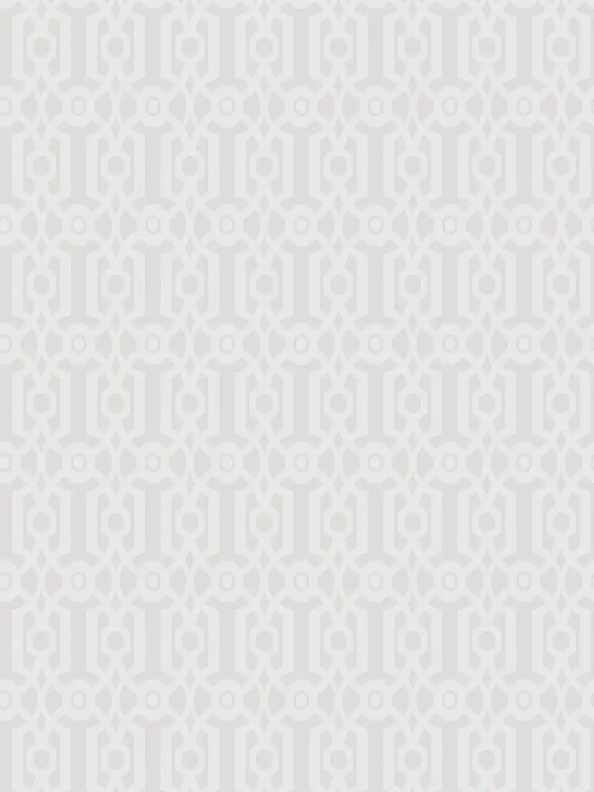 Sample - Baroque Pattern Wallpaper - White