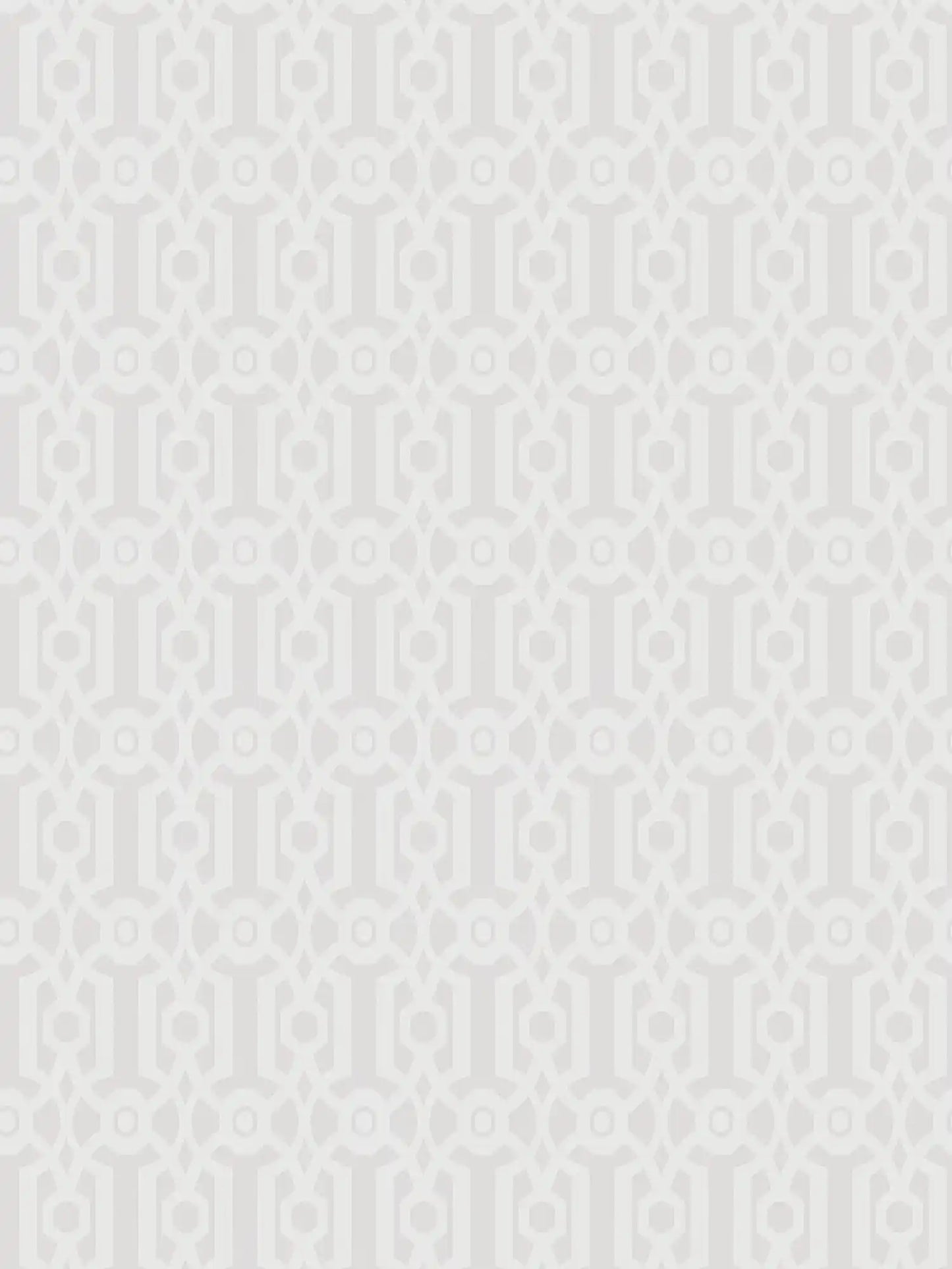 Sample - Baroque Pattern Wallpaper - White