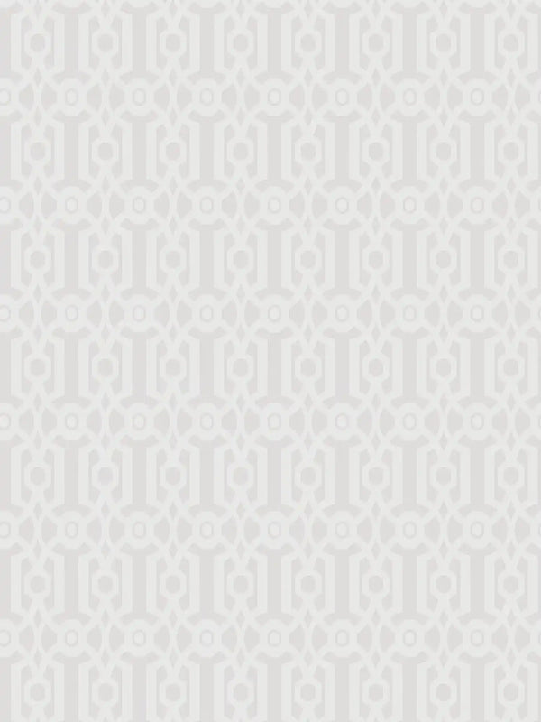 Sample - Baroque Pattern Wallpaper - White