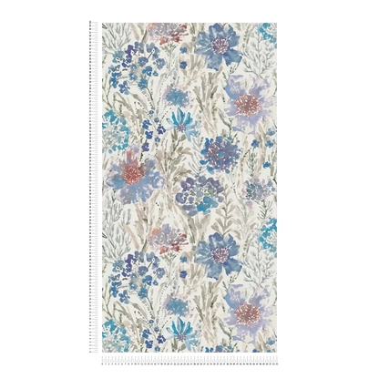 Aquarell Dreams Wallpaper - Blue