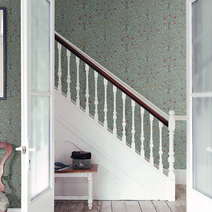 Pomona Pear Wallpaper - Green