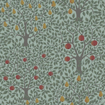 Pomona Pear Wallpaper - Green