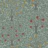 Pomona Pear Wallpaper - Green