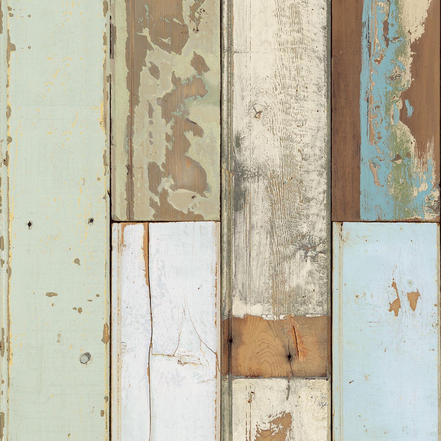 Piet Hein Eek 'Scrapwood Series' Wallpaper - White/Blue