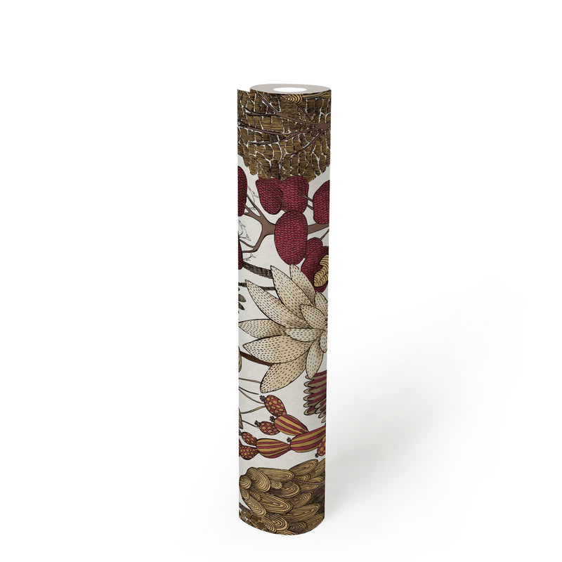 Exotic Oasis Wallpaper - Brown