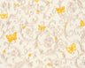 Versace Florals Wallpaper - Cream/Yellow - Discontinuing