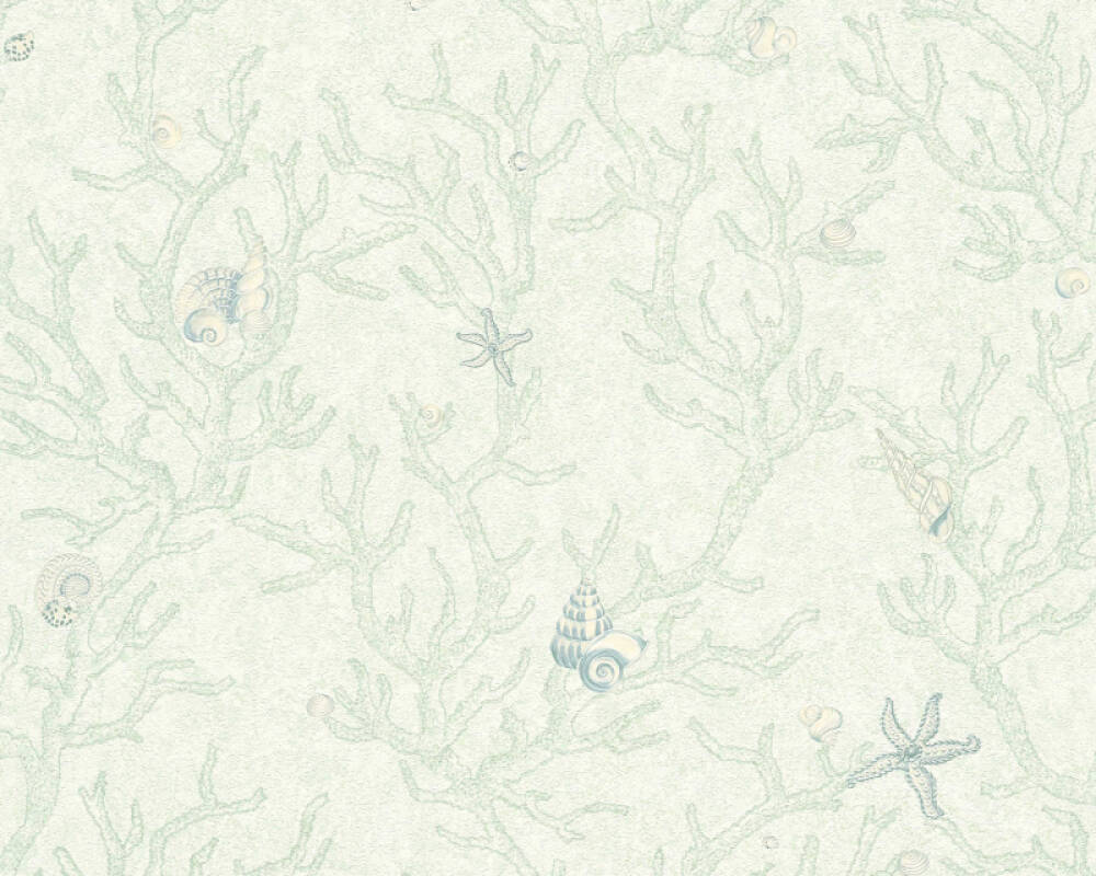 Coral Branches Wallpaper (Versace 3 Collection) - Green