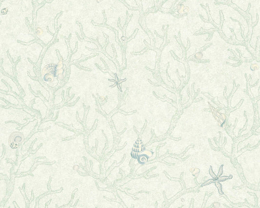 Coral Branches Wallpaper (Versace 3 Collection) - Green