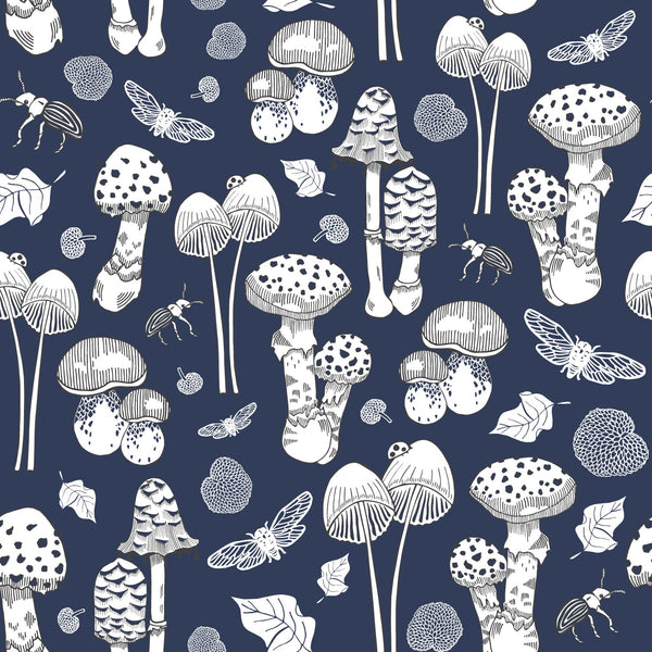 Sample - Fungi - NZ Wallpaper - Midnight