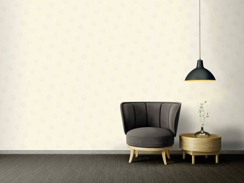Medusa Heads Wallpaper (Versace 3 Collection) - Cream