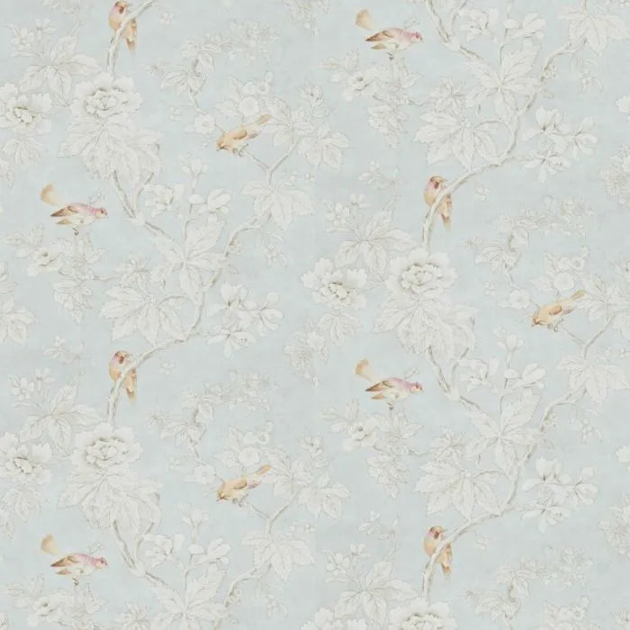 Sample - Chiswick Grove Wallpaper - Silver