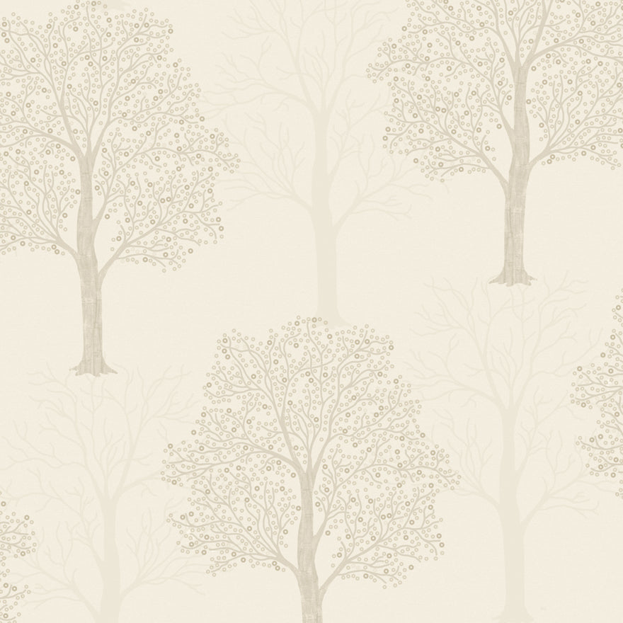 Sample - Ornella Textured Wallpaper - Cream