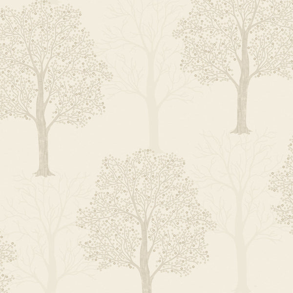 Sample - Ornella Textured Wallpaper - Cream