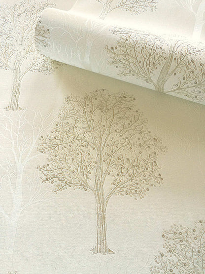 Ornella Textured Wallpaper - Cream