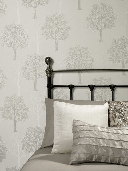 Ornella Textured Wallpaper - Grey