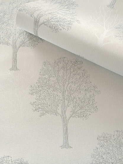Ornella Textured Wallpaper - Grey